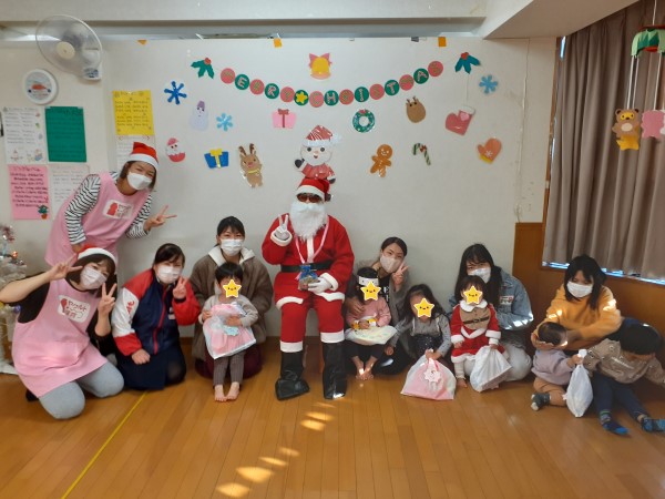 昭島保育室クリスマス記念写真
